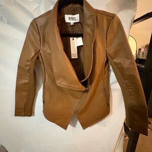 Steve Madden Women's Tan Leather Jacket ⚡️
